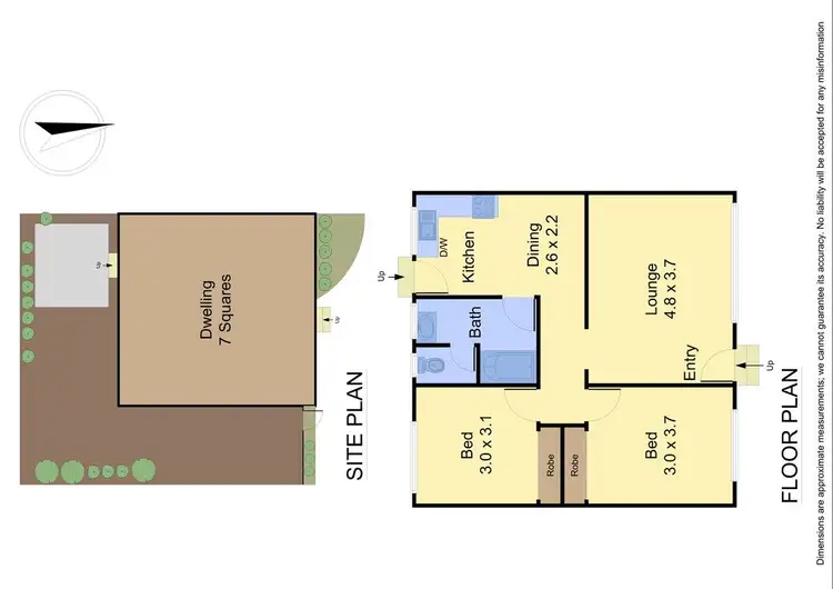 Floorplan of Homely house listing, 4/18 Wordsworth Avenue, Clayton South VIC 3169