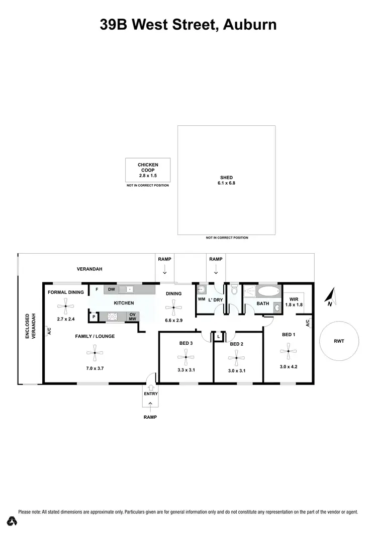 Floorplan of Homely house listing, 39B West Street, Auburn SA 5451