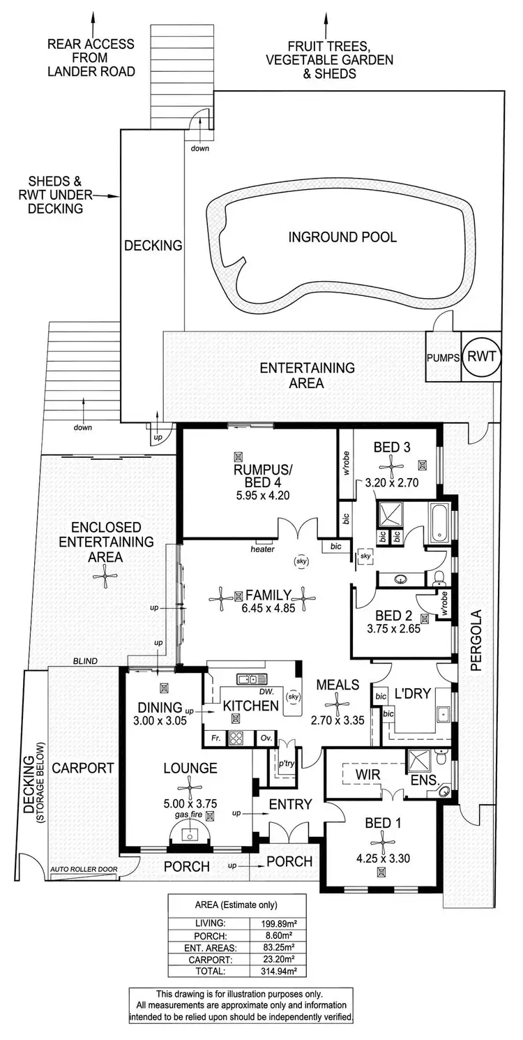 Floorplan of Homely house listing, 61 Kiah Crescent, Sheidow Park SA 5158