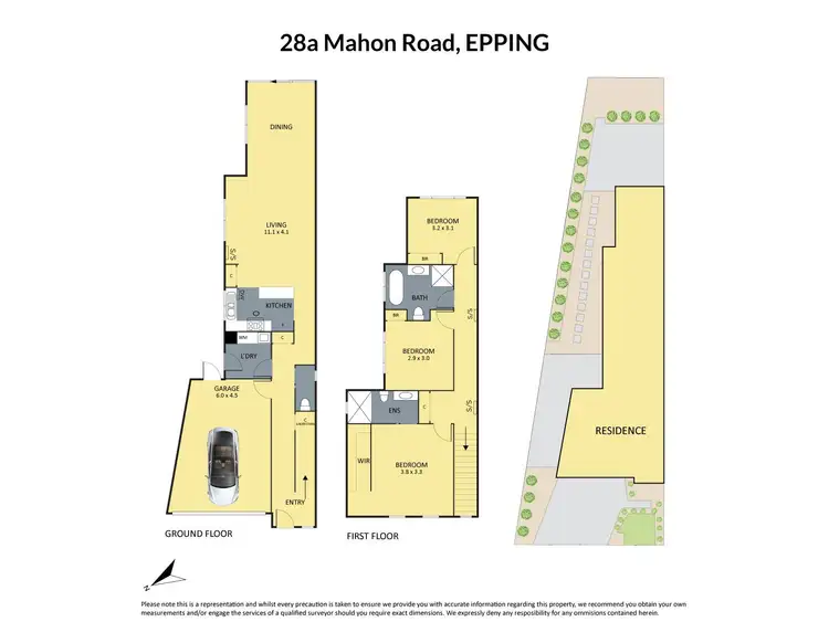 Floorplan of Homely house listing, 28A Mahon Road, Epping VIC 3076