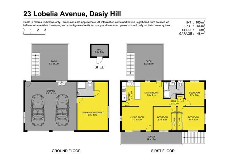 Floorplan of Homely house listing, 23 Lobelia Avenue, Daisy Hill QLD 4127