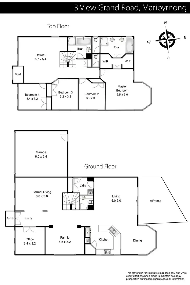 Floorplan of Homely house listing, 3 View Grand Road, Maribyrnong VIC 3032