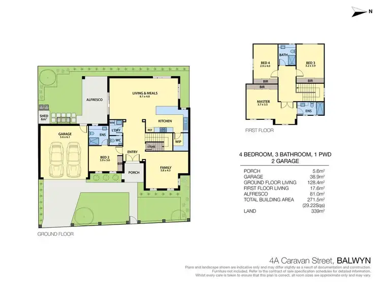 Floorplan of Homely townhouse listing, 4A Caravan Street, Balwyn VIC 3103