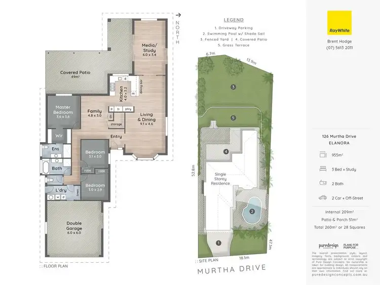Floorplan of Homely house listing, 126 Murtha Drive, Elanora QLD 4221