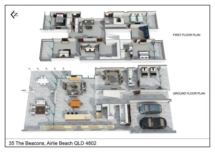 Floorplan of Homely house listing, 35 The Beacons, Airlie Beach QLD 4802