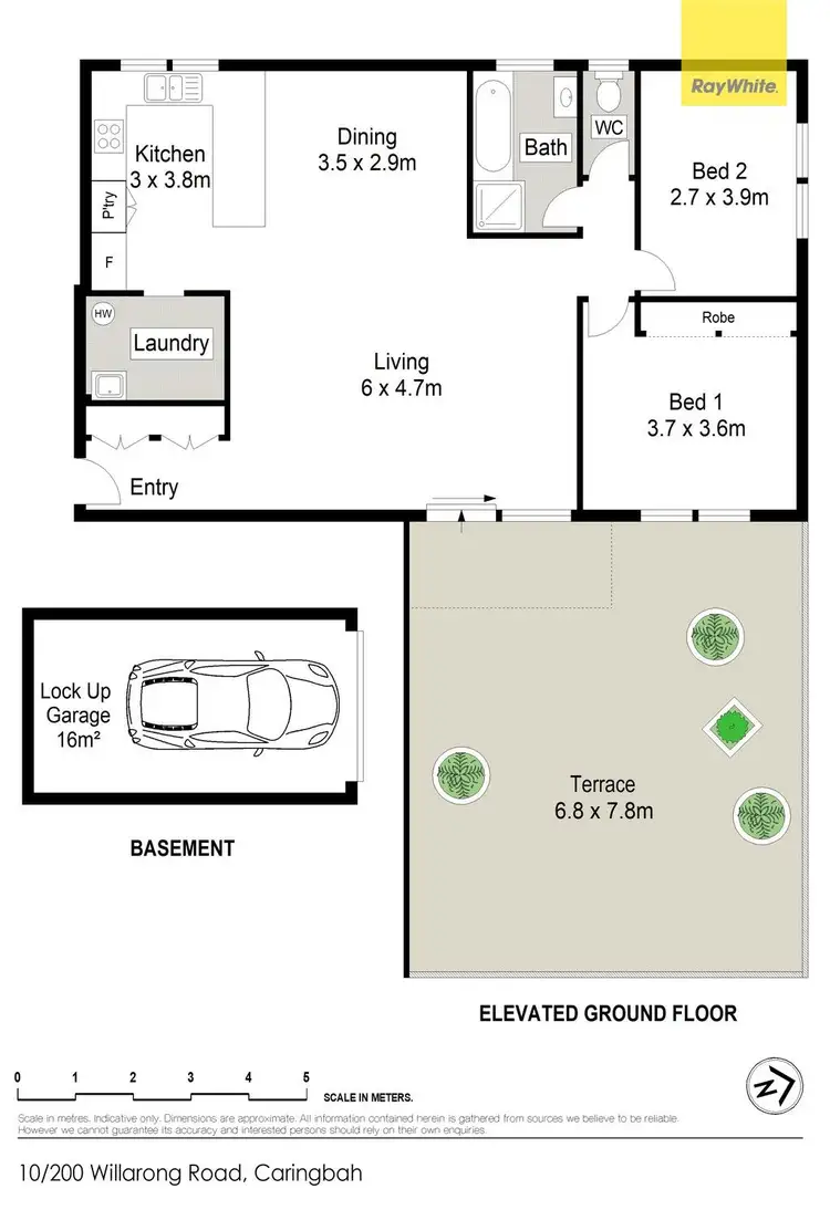 Floorplan of Homely unit listing, 10/200-204 Willarong Road, Caringbah NSW 2229