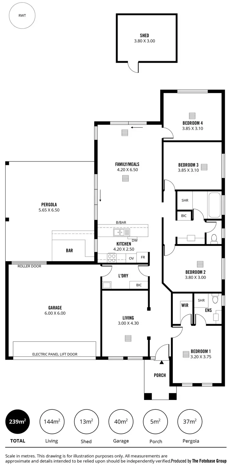 Floorplan of Homely house listing, 63 Douglas Drive, Mount Barker SA 5251