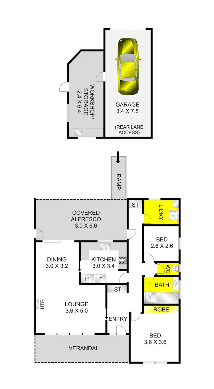 Floorplan of Homely house listing, 27 Francis Street, Belmont VIC 3216