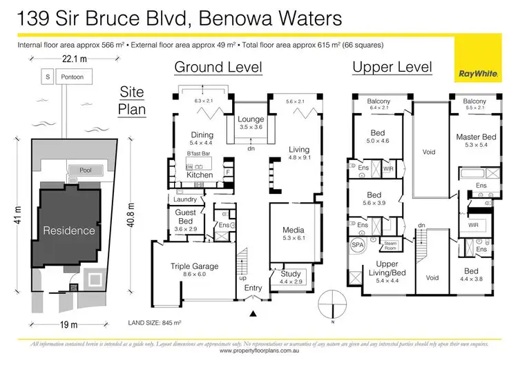 Floorplan of Homely house listing, 139 Sir Bruce Small Boulevard, Benowa Waters QLD 4217