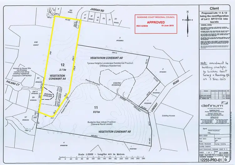 Floorplan of Homely land listing, 32 Palana Court, Buderim QLD 4556