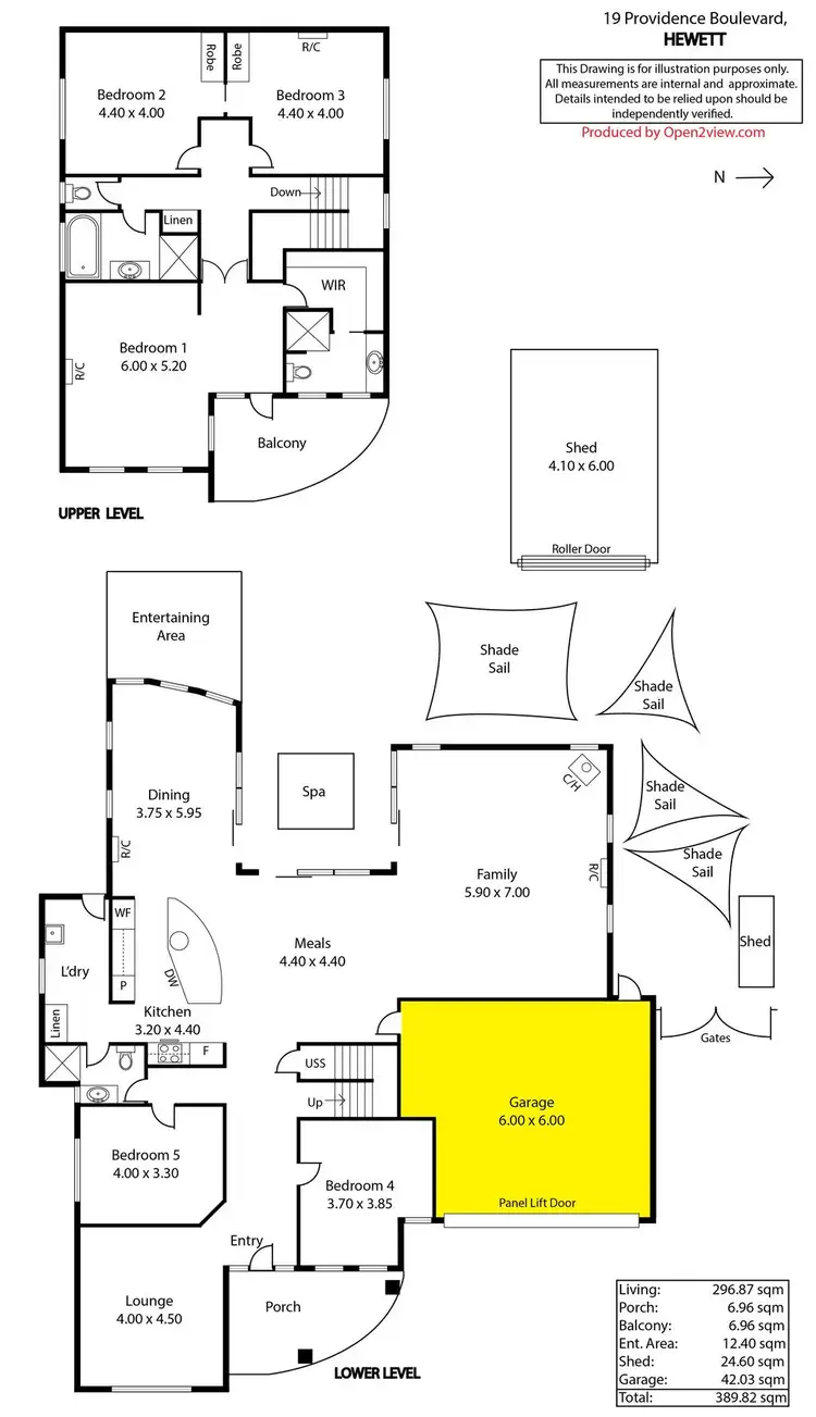 Floorplan of Homely house listing, 19 Providence Boulevard, Hewett SA 5118