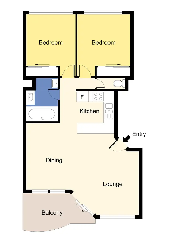 Floorplan of Homely unit listing, 7/10-12 Maroubra Street, Maroochydore QLD 4558