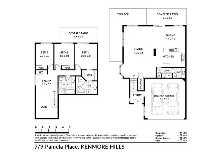 Floorplan of Homely townhouse listing, 7/9 Pamela Place, Kenmore Hills QLD 4069