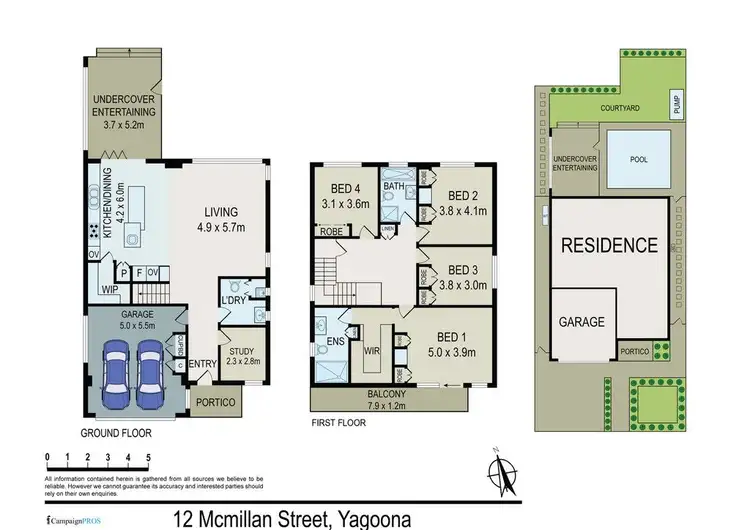 Floorplan of Homely house listing, 12 McMillan Street, Yagoona NSW 2199