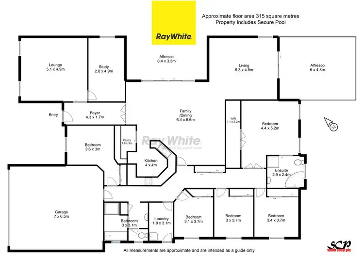 Floorplan of Homely house listing, 44 Grant Street, Broulee NSW 2537