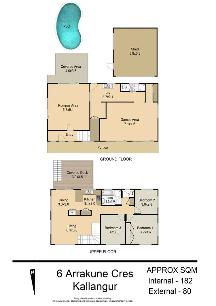Floorplan of Homely house listing, 6 Arrakune Crescent, Kallangur QLD 4503