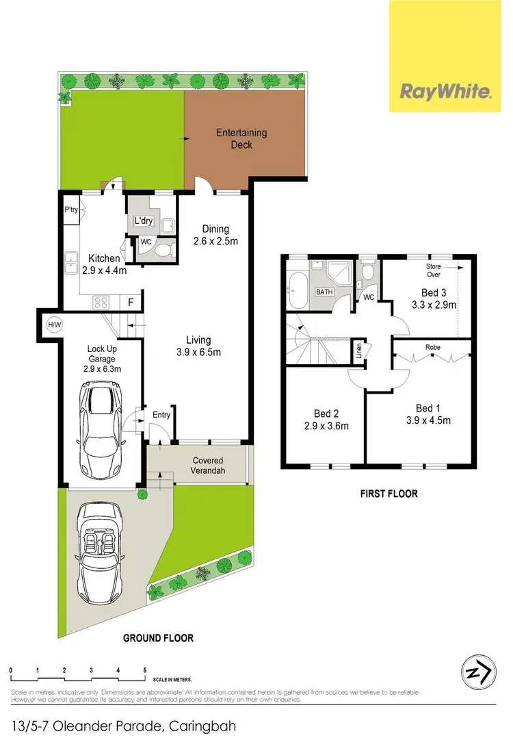 Floorplan of Homely townhouse listing, 13/5 Oleander Parade, Caringbah NSW 2229