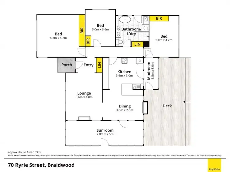 Floorplan of Homely house listing, 70 Ryrie Street, Braidwood NSW 2622