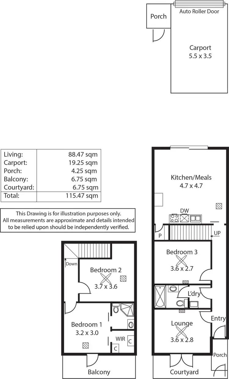Floorplan of Homely house listing, 9 Dixon Lane, Mawson Lakes SA 5095
