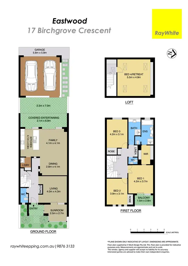 Floorplan of Homely house listing, 17 Birchgrove Crescent, Eastwood NSW 2122