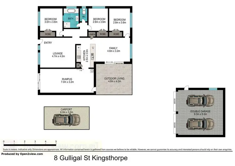 Floorplan of Homely house listing, 8 Gulligal Street, Kingsthorpe QLD 4400