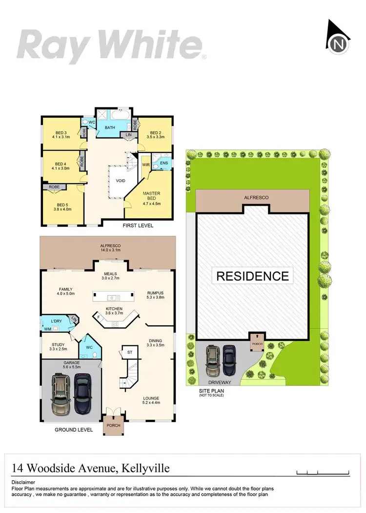 Floorplan of Homely house listing, 14 Woodside Avenue, Kellyville NSW 2155