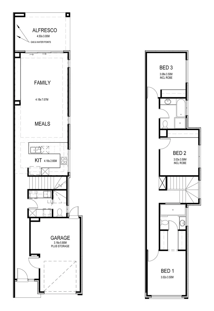 Floorplan of Homely townhouse listing, 12 Bakers Road, Marleston SA 5033