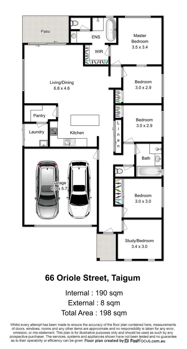 Floorplan of Homely house listing, 66 Oriole Street, Taigum QLD 4018
