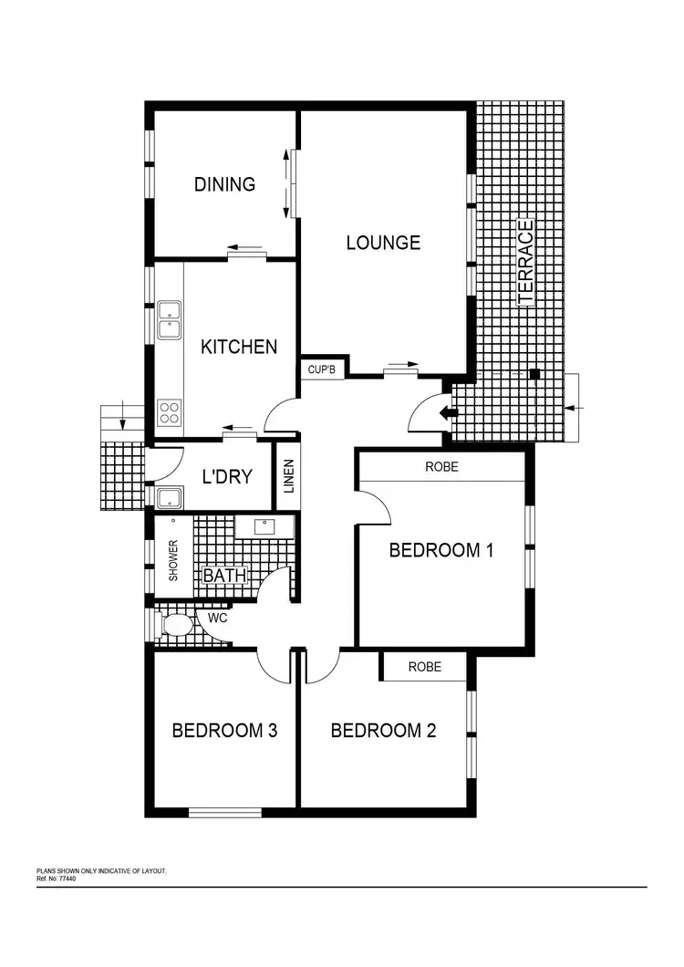 Floorplan of Homely house listing, 6 Searle Place, Holt ACT 2615