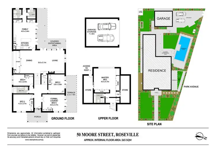 Floorplan of Homely house listing, 50 Moore Street, Roseville NSW 2069