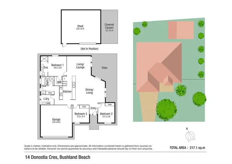 Floorplan of Homely house listing, 14 Donostia Crescent, Bushland Beach QLD 4818