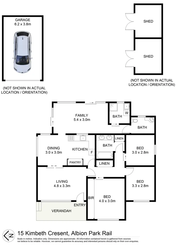 Floorplan of Homely house listing, 15 Kimbeth Crescent, Albion Park Rail NSW 2527