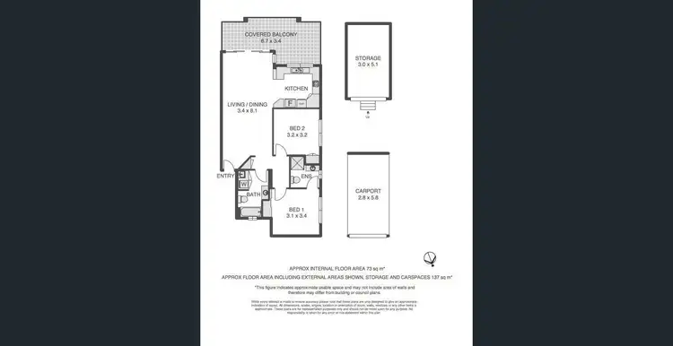 Floorplan of Homely unit listing, 5/110 Fernberg Road, Paddington QLD 4064