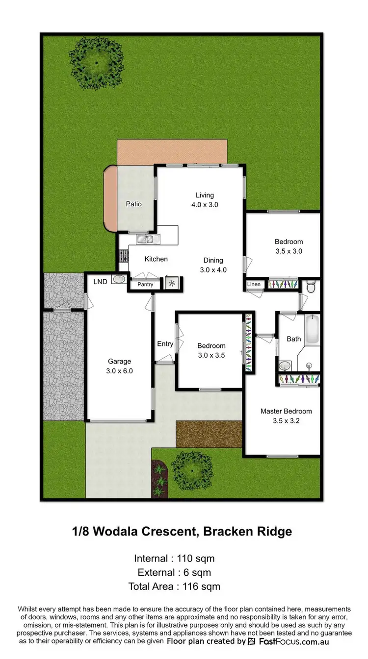 Floorplan of Homely house listing, 1/8 Wodala Crescent, Bracken Ridge QLD 4017