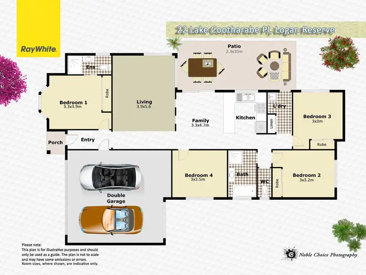 Floorplan of Homely house listing, 22 Lake Cootharaba Place, Logan Reserve QLD 4133
