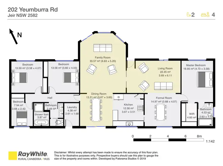 Floorplan of Homely house listing, 202 Yeumburra Road, Murrumbateman NSW 2582