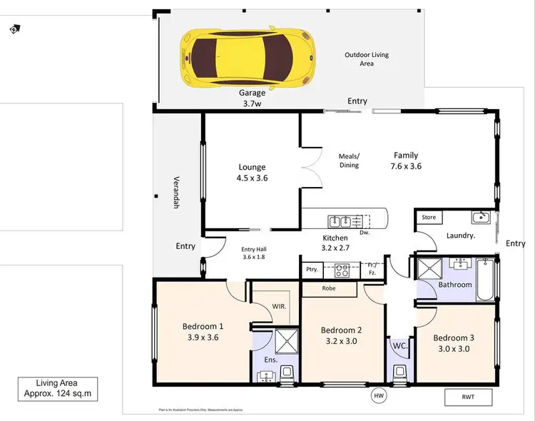 Floorplan of Homely house listing, 10 Hisgrove Road, Renmark SA 5341