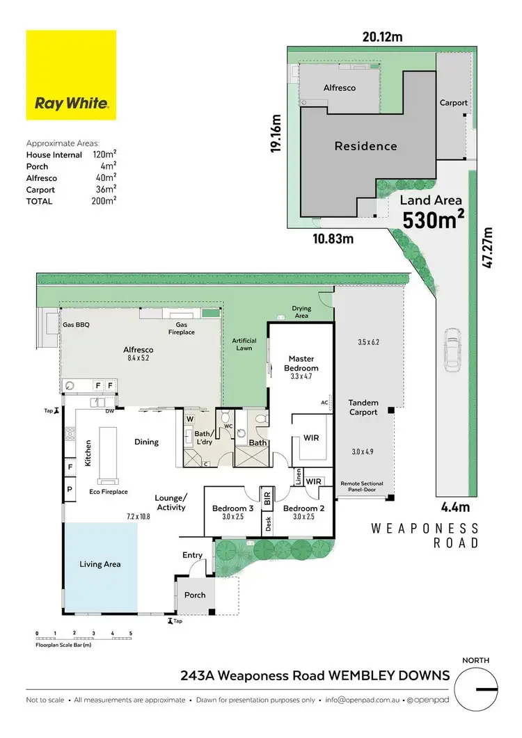 Floorplan of Homely house listing, 243A Weaponess Road, Wembley Downs WA 6019