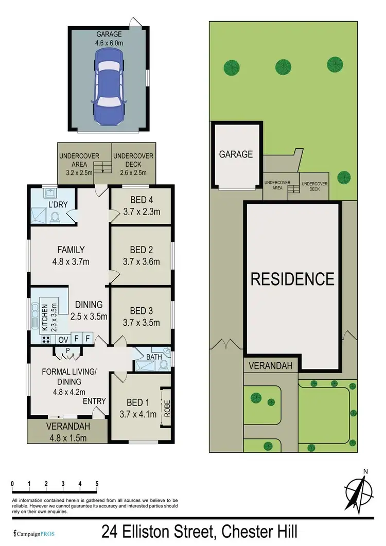 Floorplan of Homely house listing, 24 Elliston Street, Chester Hill NSW 2162