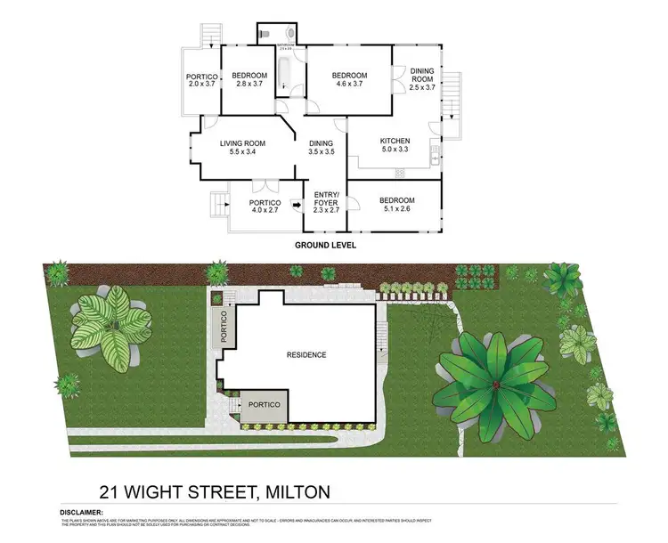 Floorplan of Homely house listing, 21 Wight Street, Milton QLD 4064