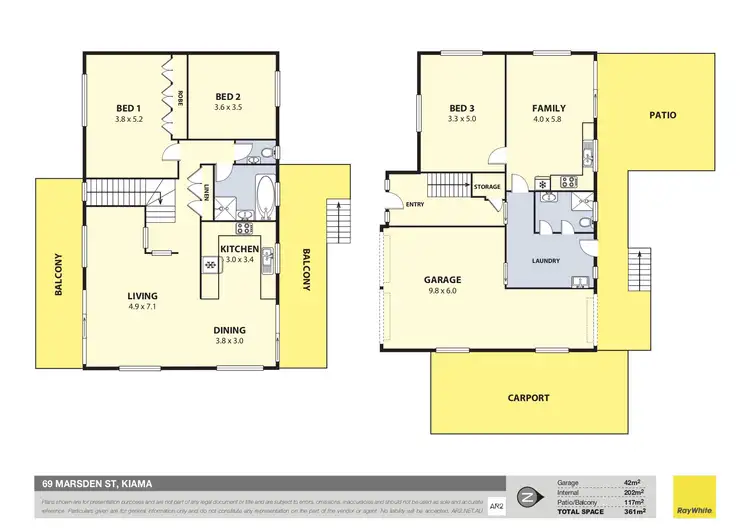 Floorplan of Homely house listing, 69 Marsden Street, Kiama NSW 2533