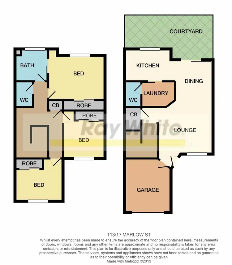 Floorplan of Homely house listing, 113/17 Marlow Street, Woodridge QLD 4114