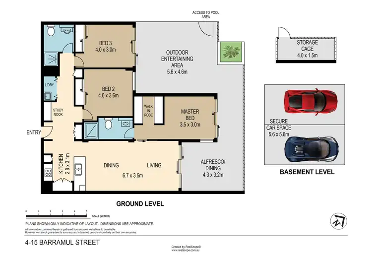 Floorplan of Homely apartment listing, 4/15 Barramul Street, Bulimba QLD 4171