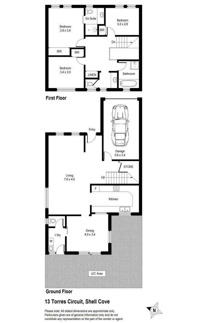 Floorplan of Homely house listing, 13 Torres Circuit, Shell Cove NSW 2529