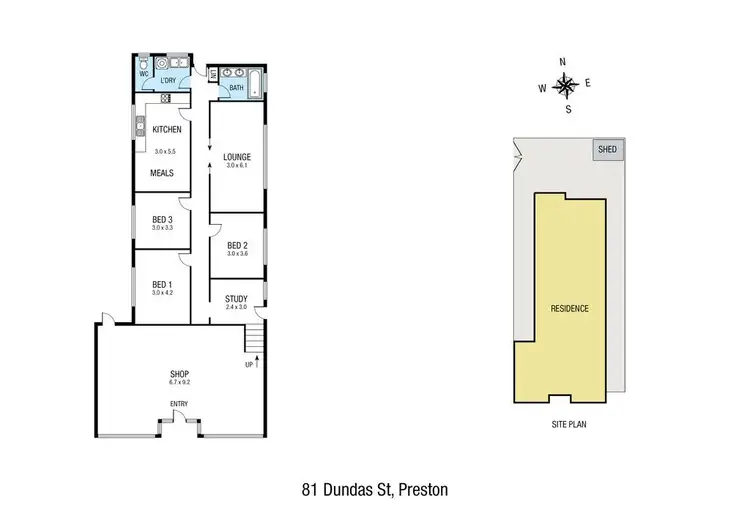 Floorplan of Homely house listing, 81 Dundas Street, Preston VIC 3072