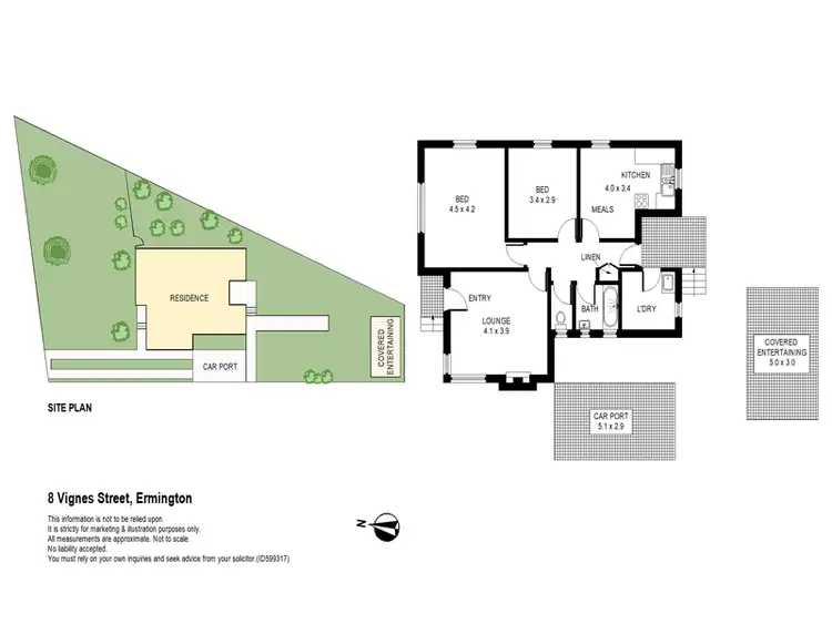 Floorplan of Homely house listing, 8 Vignes Street, Ermington NSW 2115