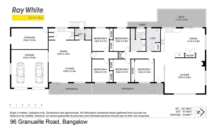 Floorplan of Homely house listing, 96 Granuaille Road, Bangalow NSW 2479