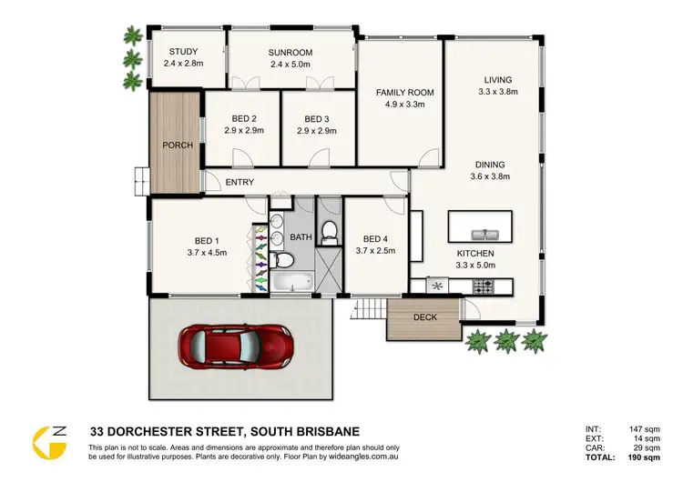 Floorplan of Homely house listing, 33 Dorchester Street, South Brisbane QLD 4101