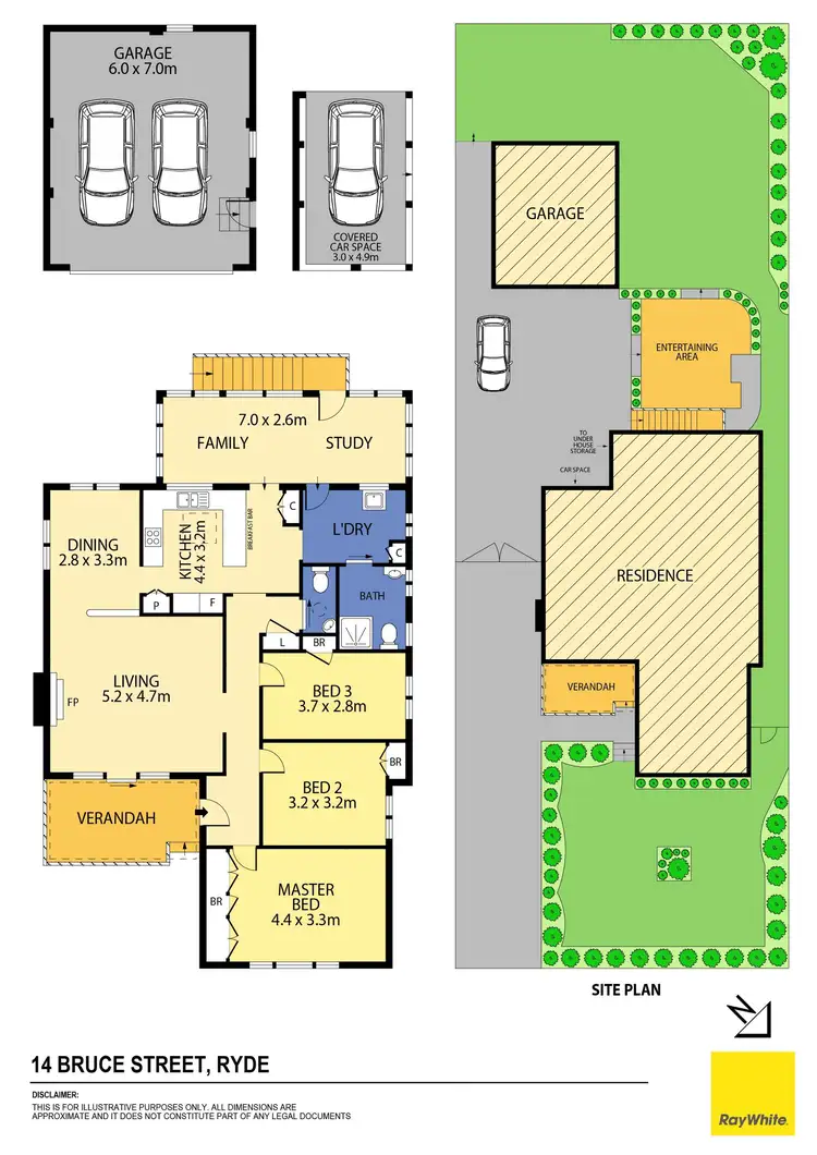 Floorplan of Homely house listing, 14 Bruce Street, Ryde NSW 2112