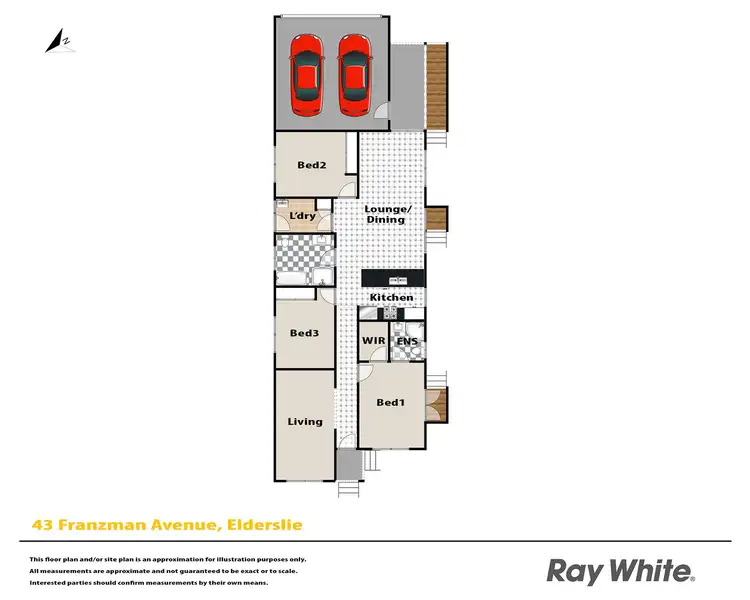 Floorplan of Homely house listing, 43 Franzman Avenue, Elderslie NSW 2570